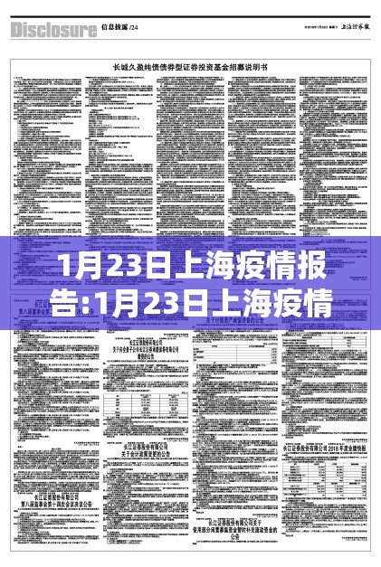 1月23日上海疫情报告:1月23日上海疫情报告会