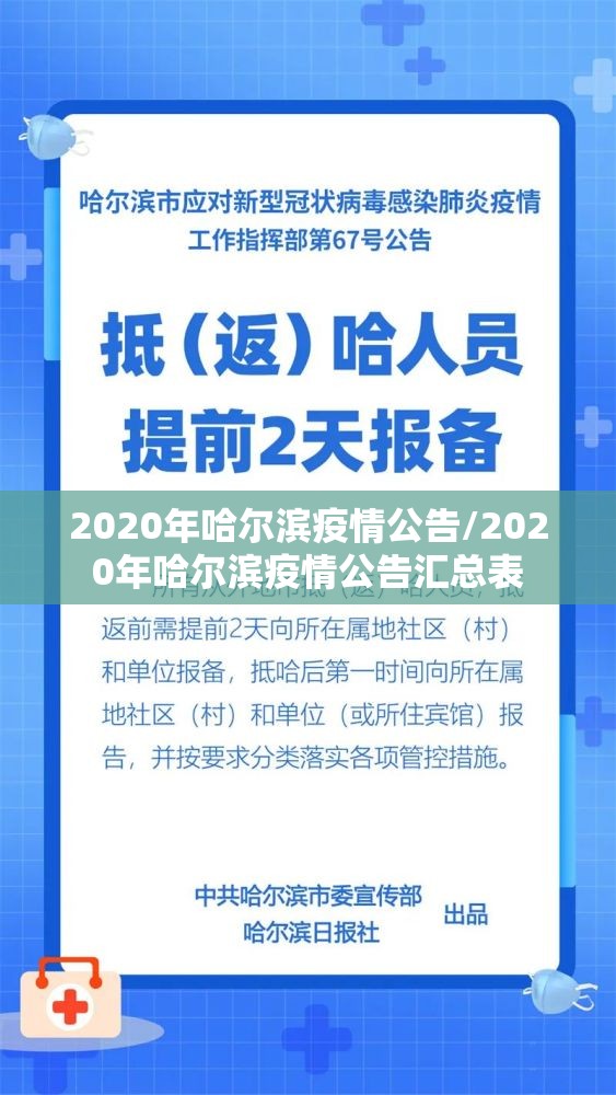 2020年哈尔滨疫情公告/2020年哈尔滨疫情公告汇总表