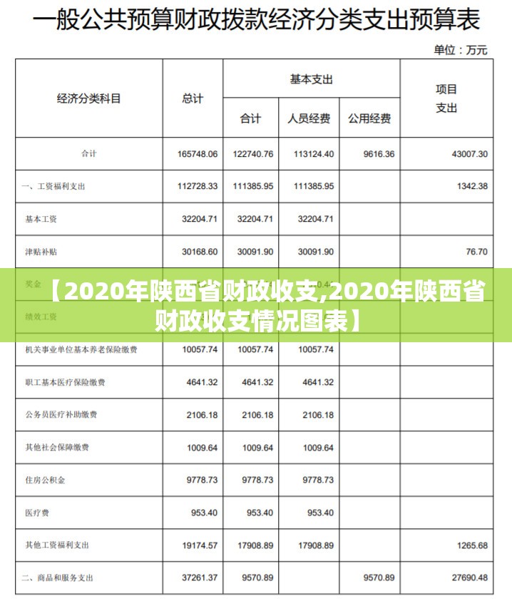 【2020年陕西省财政收支,2020年陕西省财政收支情况图表】