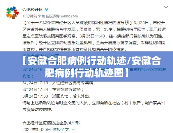 【安徽合肥病例行动轨迹/安徽合肥病例行动轨迹图】