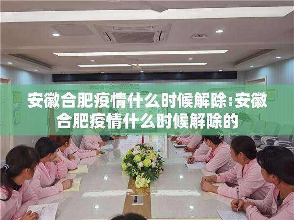 安徽合肥疫情什么时候解除:安徽合肥疫情什么时候解除的