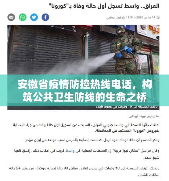 安徽省疫情防控热线电话，构筑公共卫生防线的生命之桥