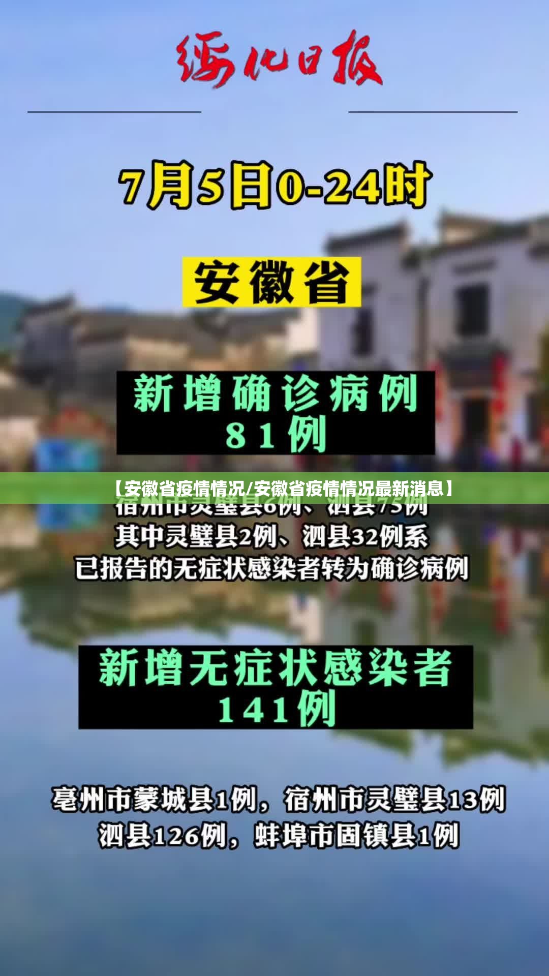 【安徽省疫情情况/安徽省疫情情况最新消息】
