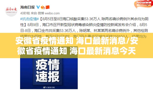 安徽省疫情通知 海口最新消息/安徽省疫情通知 海口最新消息今天