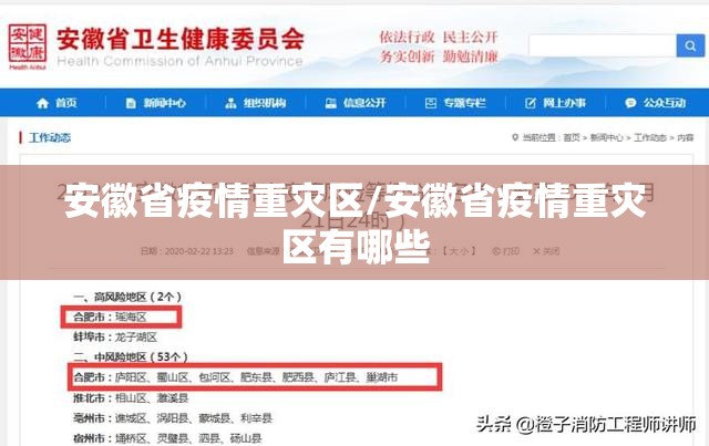安徽省疫情重灾区/安徽省疫情重灾区有哪些