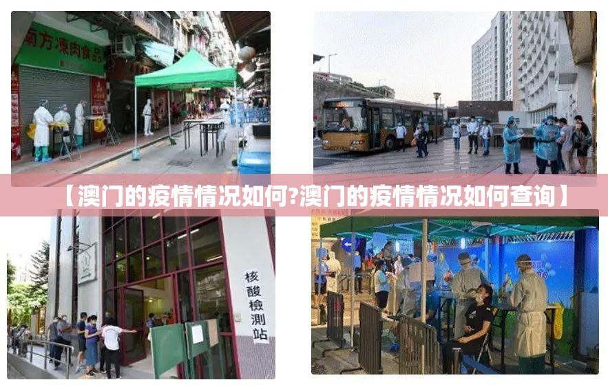 【澳门的疫情情况如何?澳门的疫情情况如何查询】