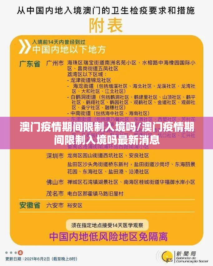 澳门疫情期间限制入境吗/澳门疫情期间限制入境吗最新消息