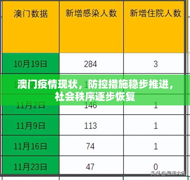 澳门疫情现状，防控措施稳步推进，社会秩序逐步恢复