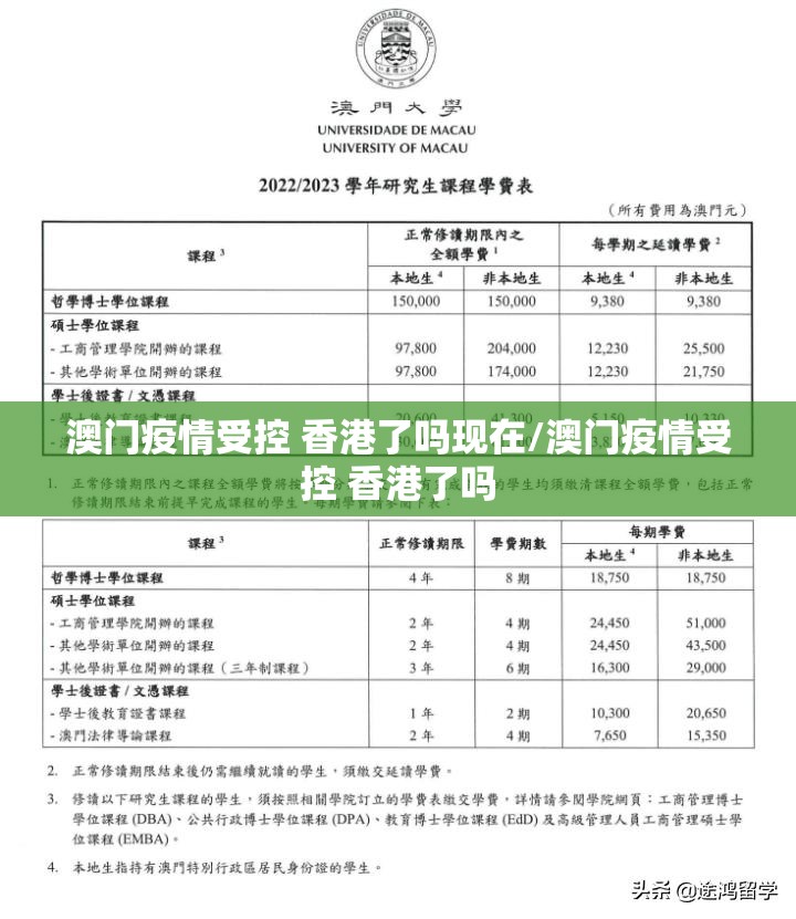 澳门疫情受控 香港了吗现在/澳门疫情受控 香港了吗