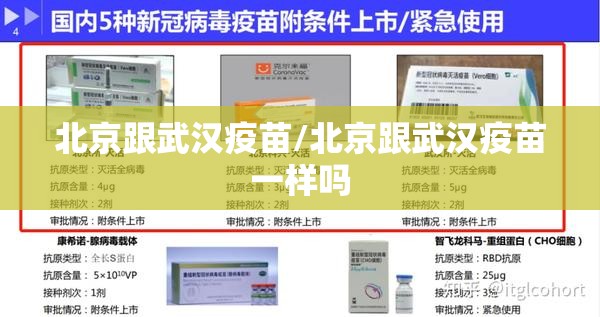 北京跟武汉疫苗/北京跟武汉疫苗一样吗