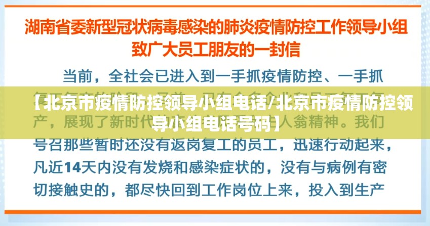 【北京市疫情防控领导小组电话/北京市疫情防控领导小组电话号码】