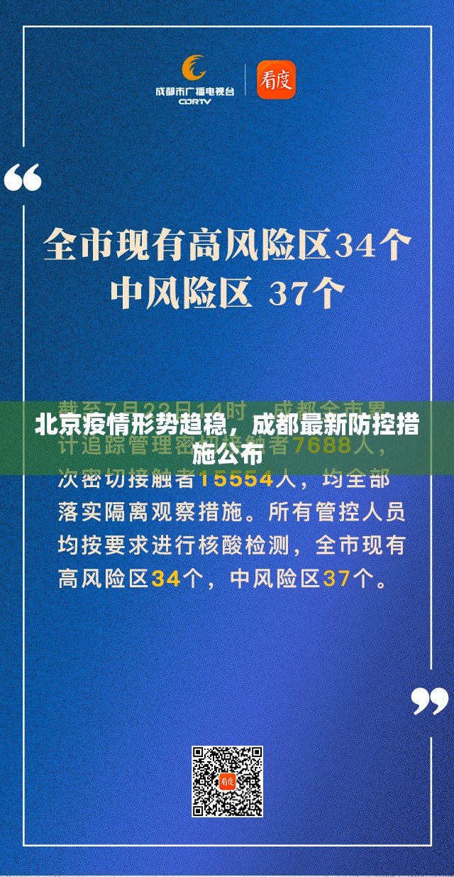 北京疫情形势趋稳，成都最新防控措施公布