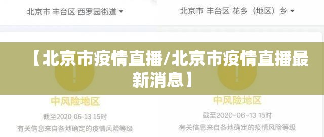 【北京市疫情直播/北京市疫情直播最新消息】