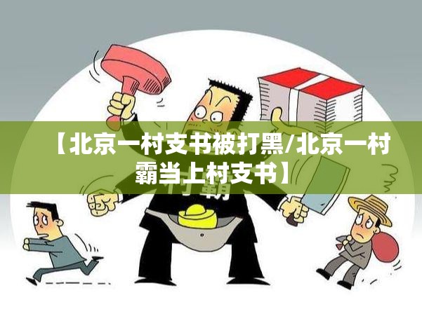【北京一村支书被打黑/北京一村霸当上村支书】