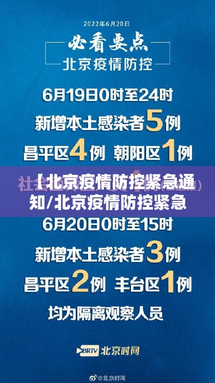【北京疫情防控紧急通知/北京疫情防控紧急通知最新】