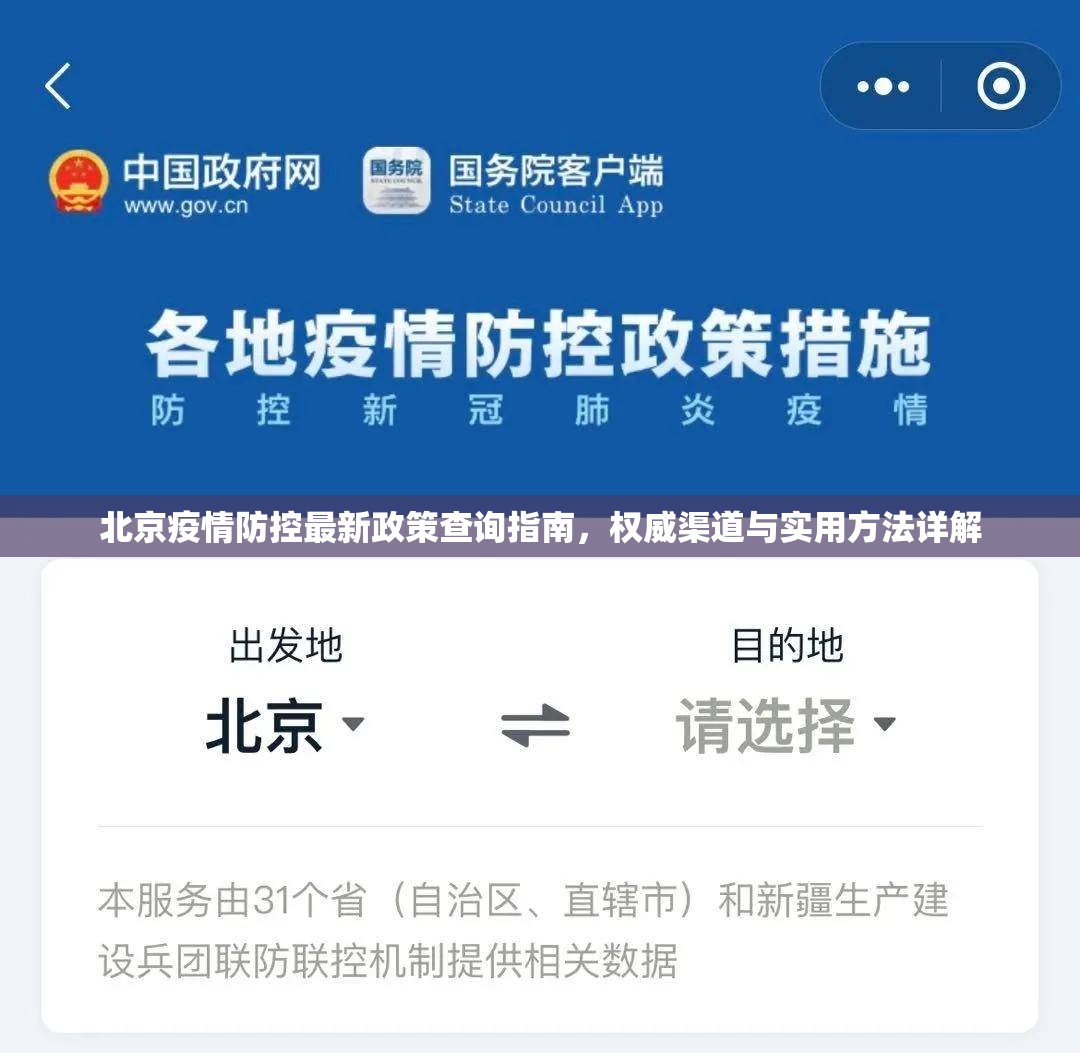 北京疫情防控最新政策查询指南，权威渠道与实用方法详解