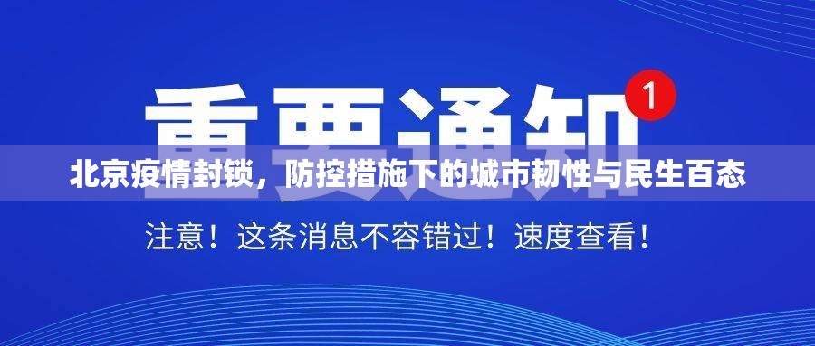 北京疫情封锁，防控措施下的城市韧性与民生百态