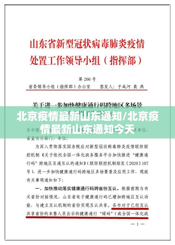 北京疫情最新山东通知/北京疫情最新山东通知今天
