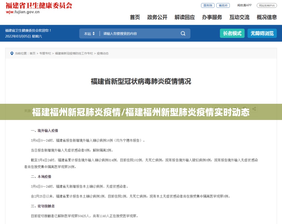 福建福州新冠肺炎疫情/福建福州新型肺炎疫情实时动态