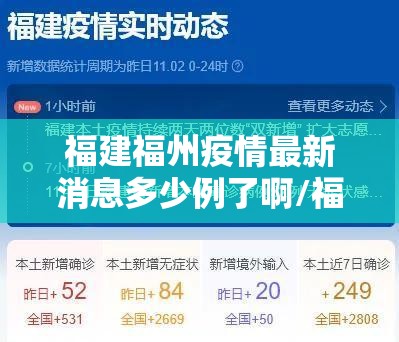 福建福州疫情最新消息多少例了啊/福建福州疫情最新消息多少例了