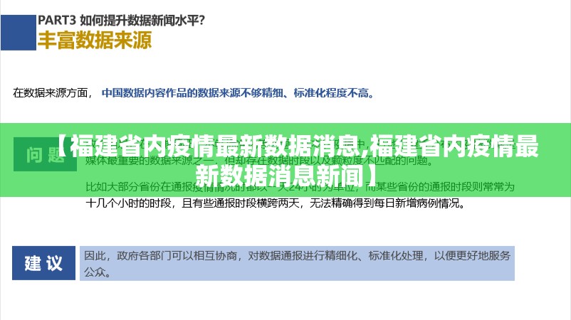 【福建省内疫情最新数据消息,福建省内疫情最新数据消息新闻】