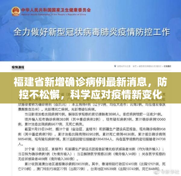 福建省新增确诊病例最新消息，防控不松懈，科学应对疫情新变化