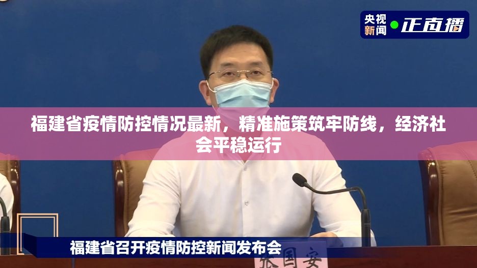 福建省疫情防控情况最新，精准施策筑牢防线，经济社会平稳运行