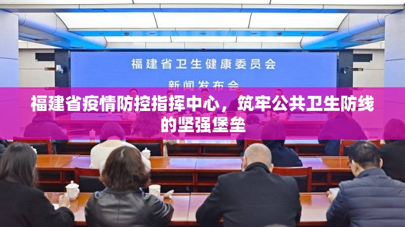 福建省疫情防控指挥中心，筑牢公共卫生防线的坚强堡垒