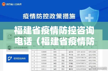 福建省疫情防控咨询电话（福建省疫情防控咨询电话号码）