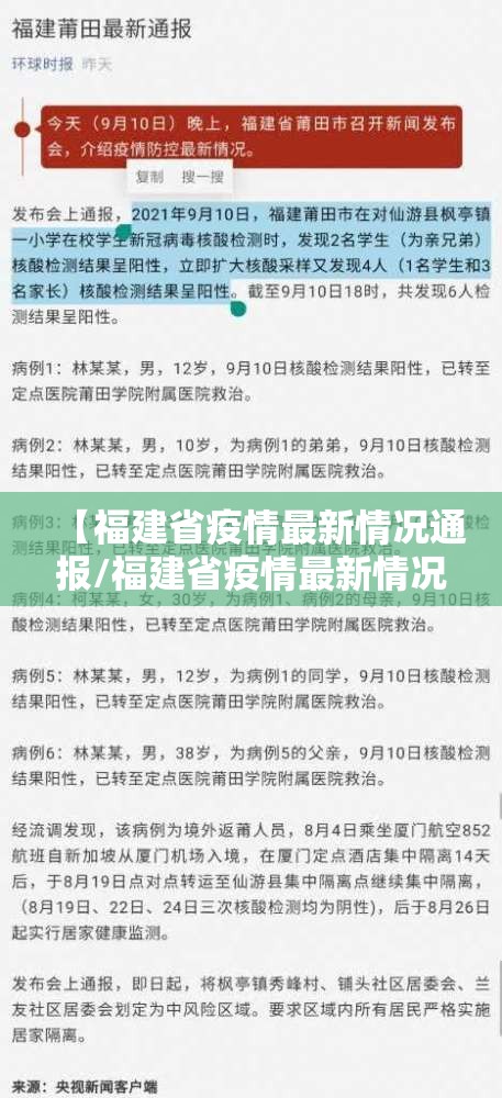 【福建省疫情最新情况通报/福建省疫情最新情况通报今天】
