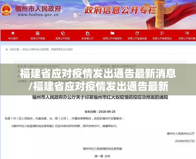 福建省应对疫情发出通告最新消息/福建省应对疫情发出通告最新