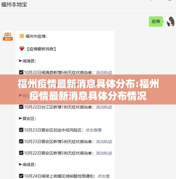 福州疫情最新消息具体分布:福州疫情最新消息具体分布情况