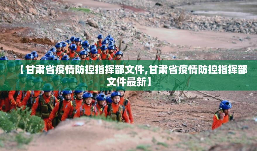【甘肃省疫情防控指挥部文件,甘肃省疫情防控指挥部文件最新】