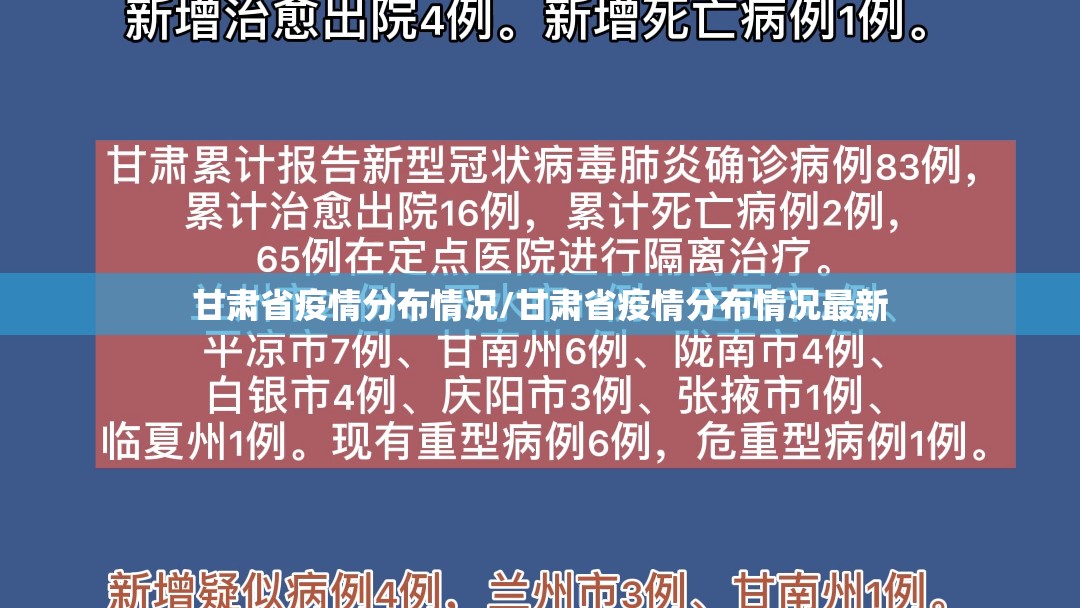甘肃省疫情分布情况/甘肃省疫情分布情况最新