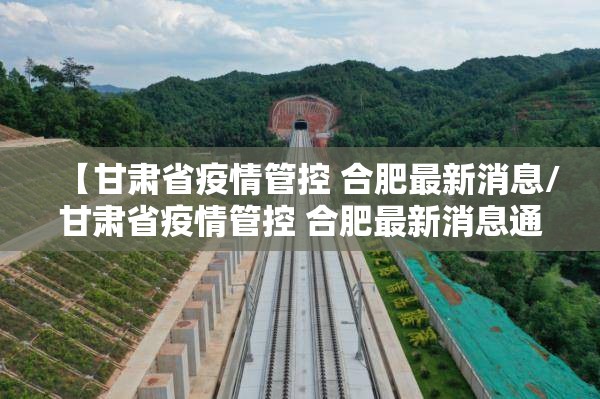 【甘肃省疫情管控 合肥最新消息/甘肃省疫情管控 合肥最新消息通知】