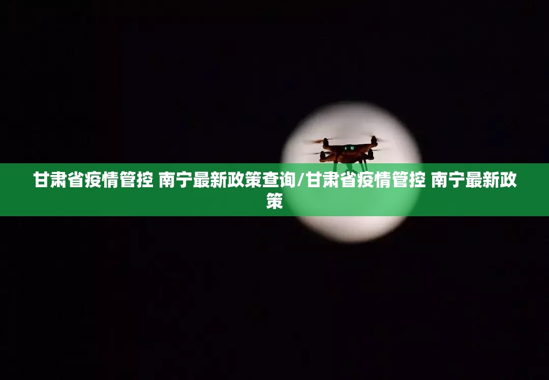 甘肃省疫情管控 南宁最新政策查询/甘肃省疫情管控 南宁最新政策
