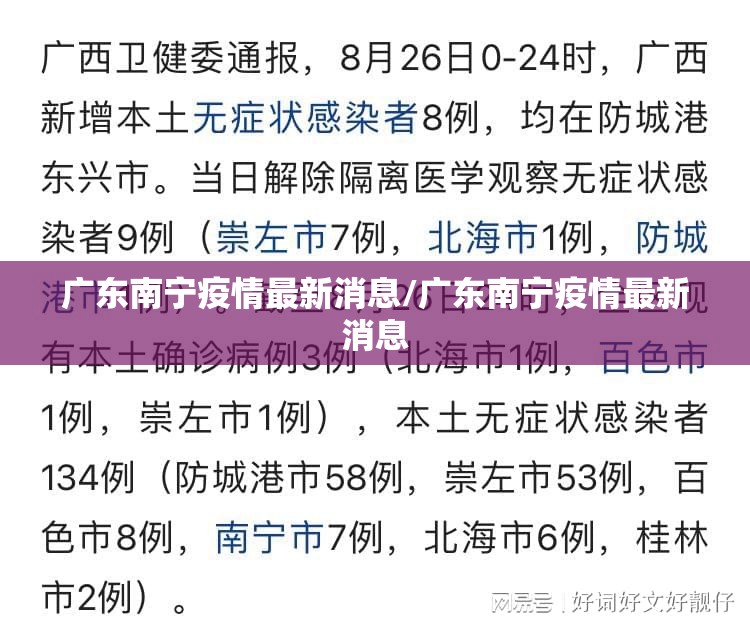 广东南宁疫情最新消息/广东南宁疫情最新消息