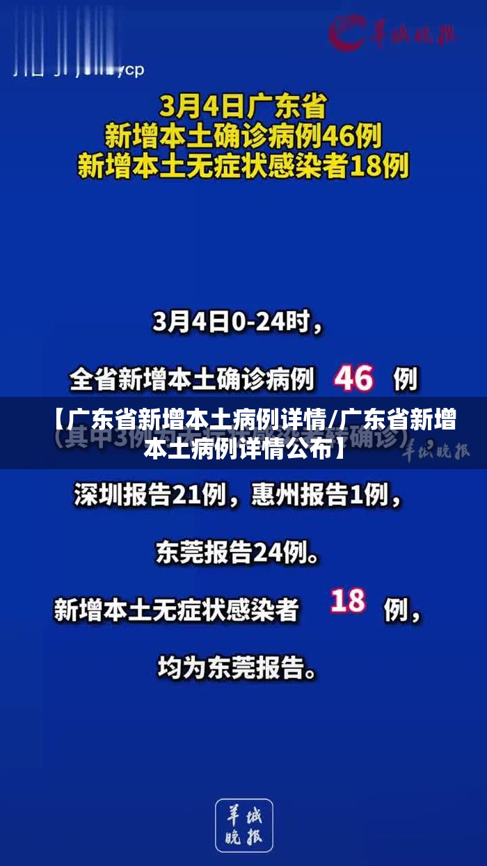 【广东省新增本土病例详情/广东省新增本土病例详情公布】