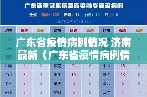 广东省疫情病例情况 济南最新（广东省疫情病例情况 济南最新消息）