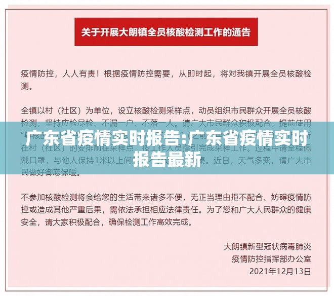 广东省疫情实时报告:广东省疫情实时报告最新