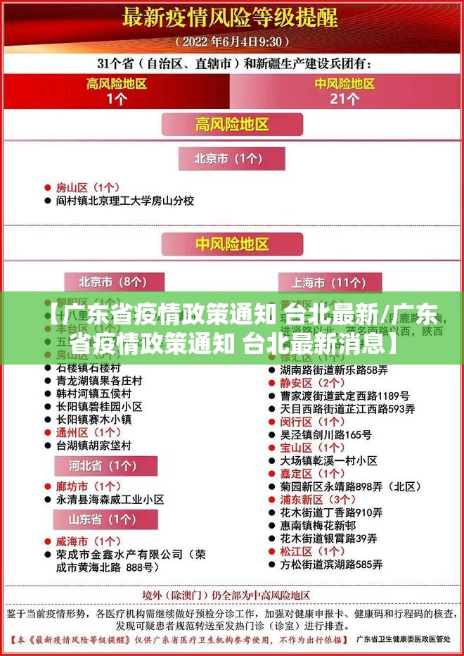 【广东省疫情政策通知 台北最新/广东省疫情政策通知 台北最新消息】