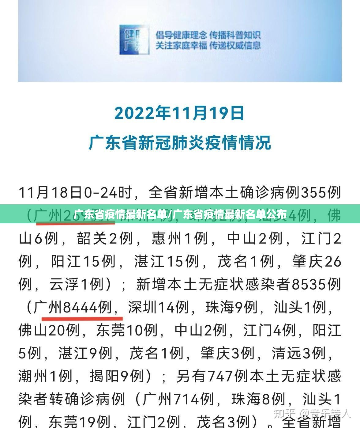 广东省疫情最新名单/广东省疫情最新名单公布