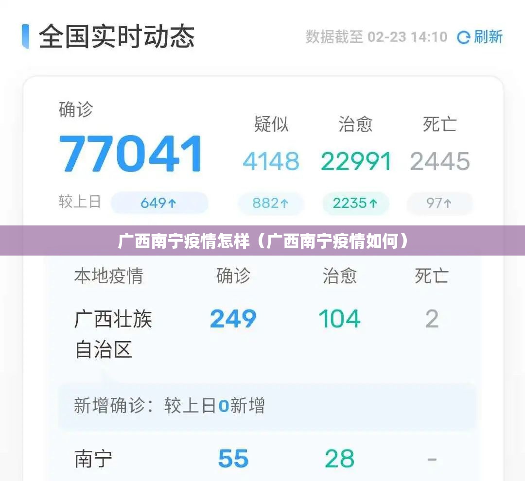 广西南宁疫情怎样（广西南宁疫情如何）