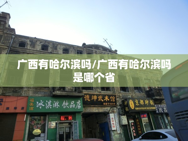 广西有哈尔滨吗/广西有哈尔滨吗是哪个省