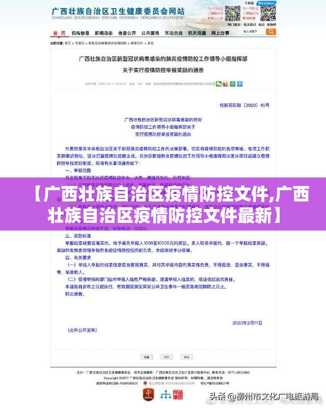 【广西壮族自治区疫情防控文件,广西壮族自治区疫情防控文件最新】