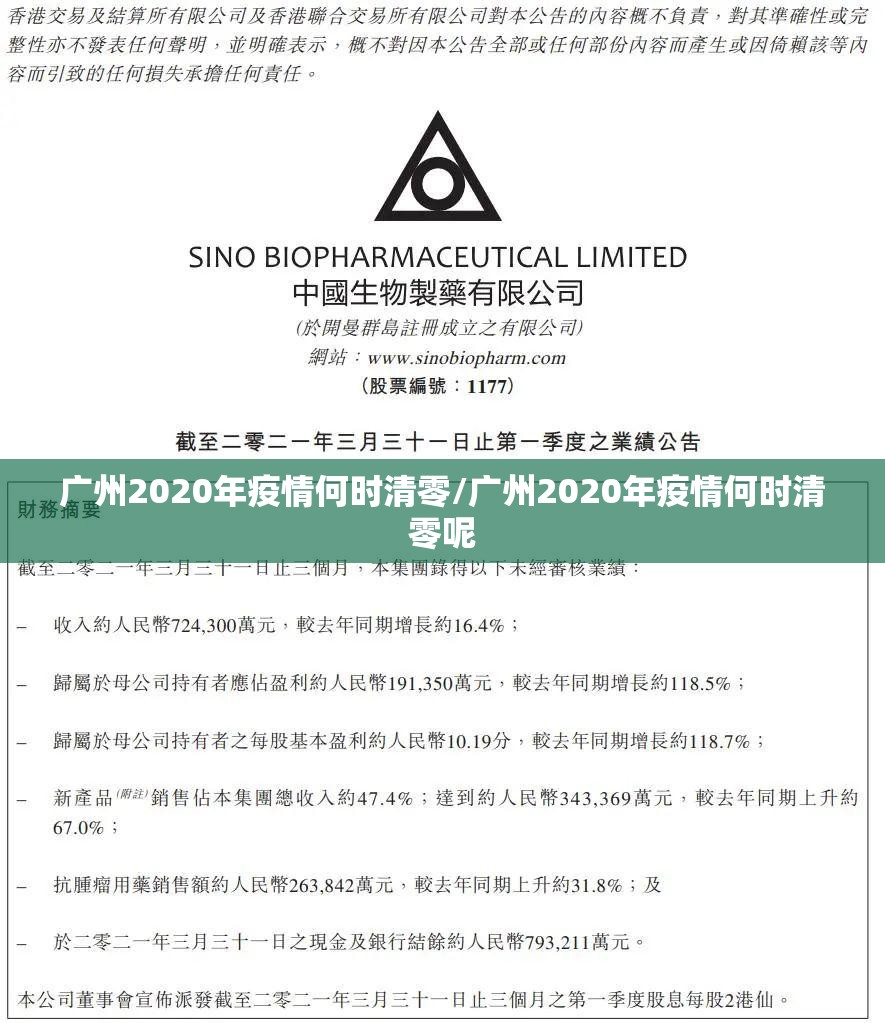 广州2020年疫情何时清零/广州2020年疫情何时清零呢