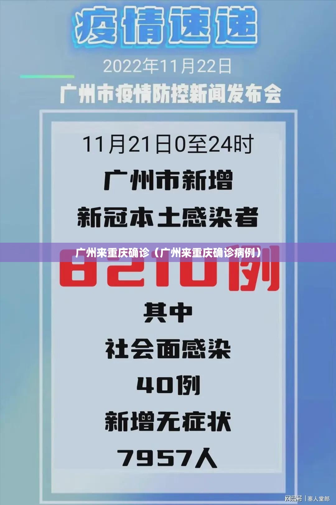 广州来重庆确诊（广州来重庆确诊病例）