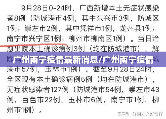 广州南宁疫情最新消息/广州南宁疫情