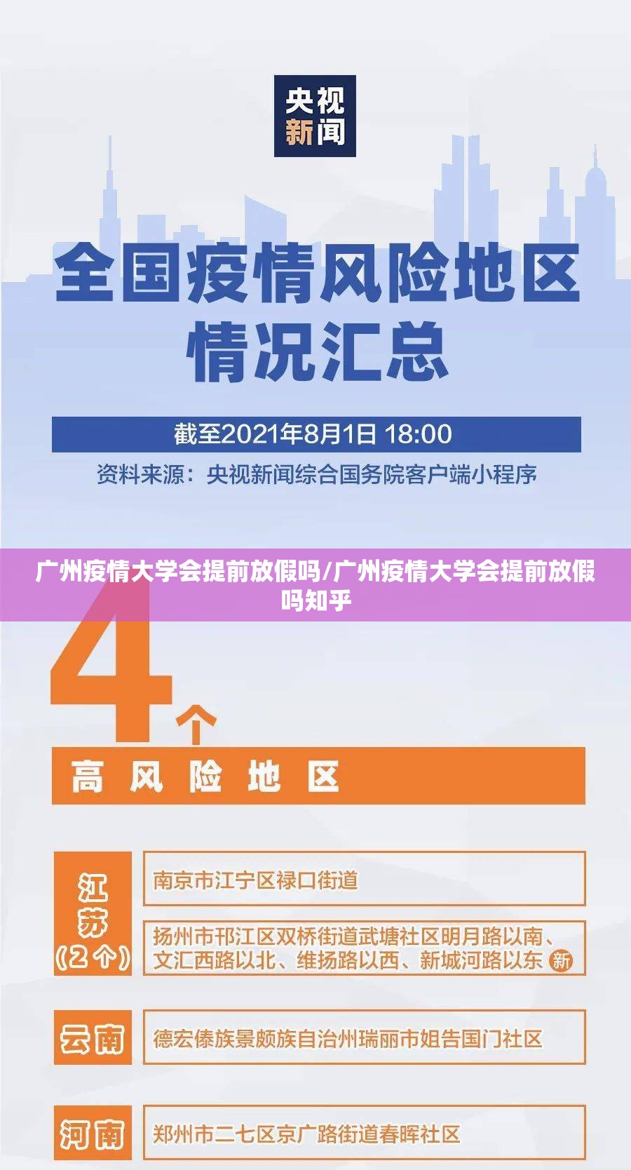广州疫情大学会提前放假吗/广州疫情大学会提前放假吗知乎