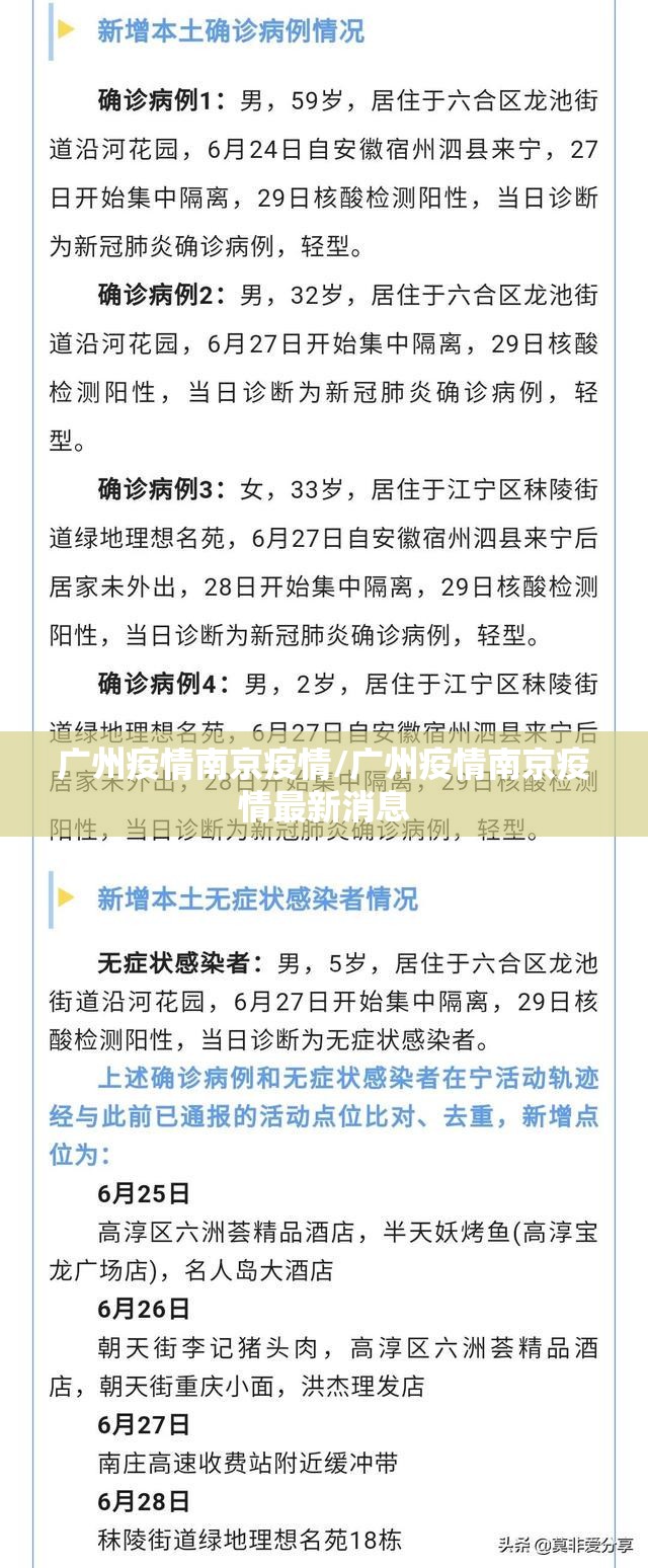 广州疫情南京疫情/广州疫情南京疫情最新消息